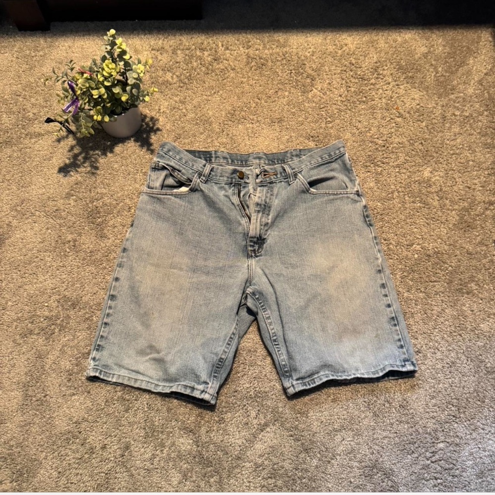 Wrangler Men's Gray Denim Shorts